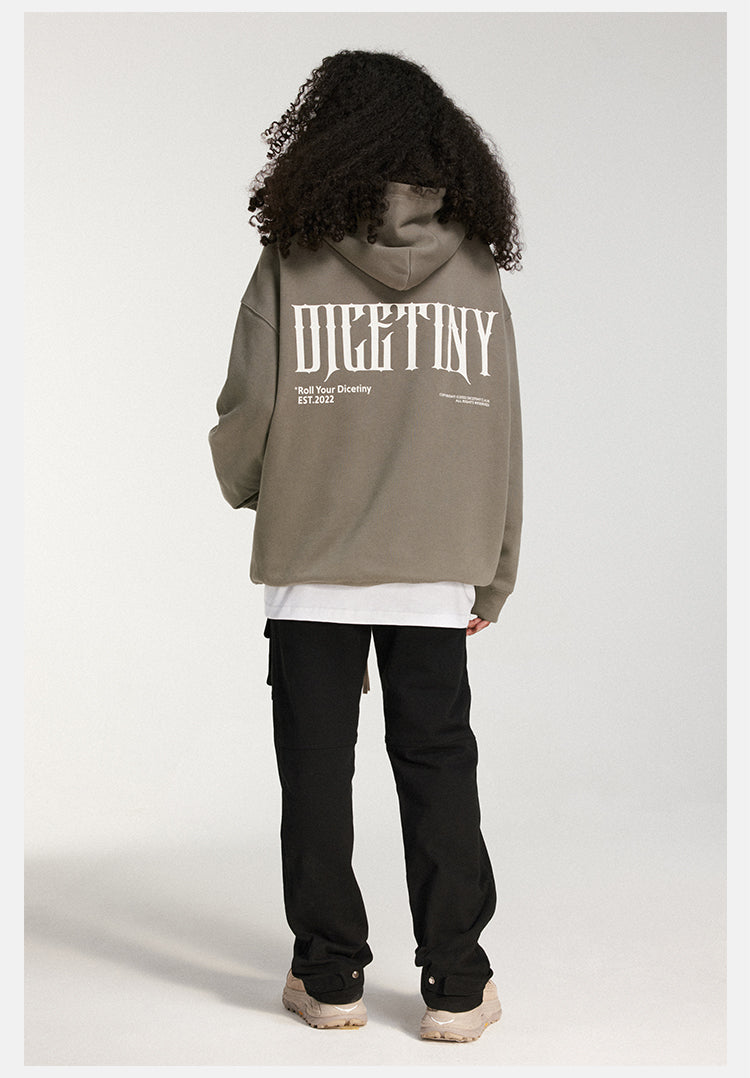DICETINY Three-Dimensional Print Hoodie