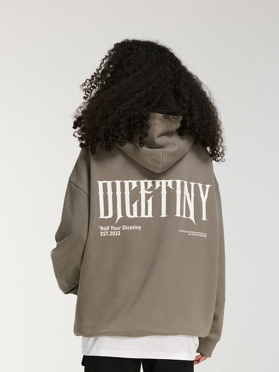 DICETINY Three-Dimensional Print Hoodie