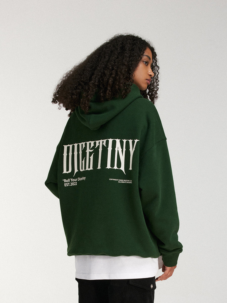 DICETINY Three-Dimensional Print Hoodie