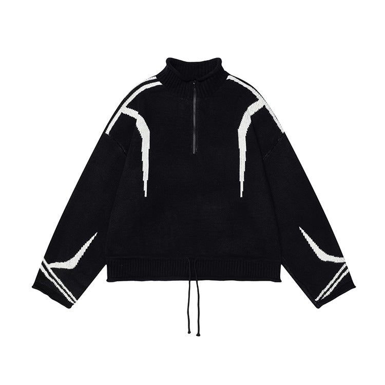 #OVDY Lazy Style Solid Wide Knitwear Sweater