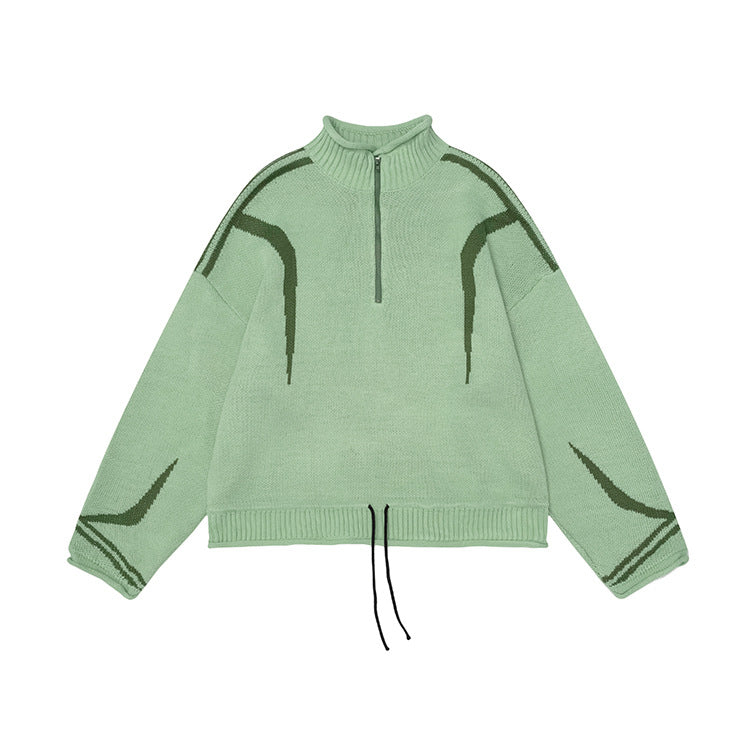 #OVDY Lazy Style Solid Wide Knitwear Sweater