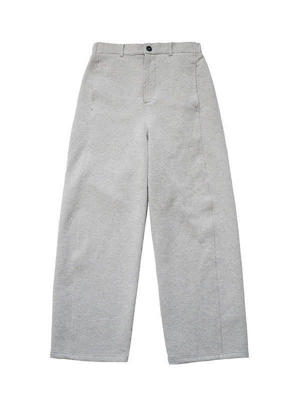 UNF solid color air loose knitted straight cutlass sweatpants