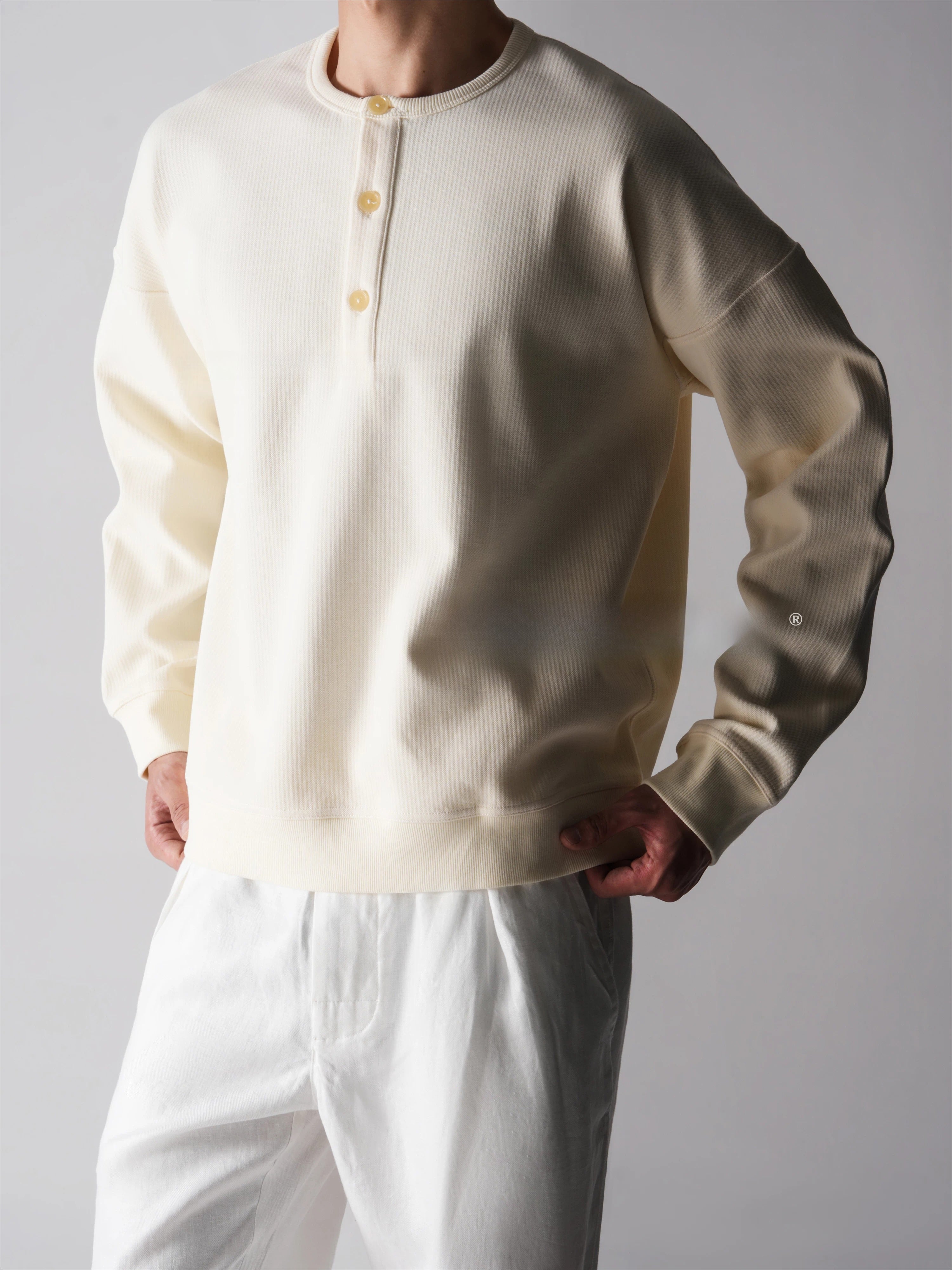 SEE ALSO Super Worsted Combed Cotton Old Money Wind Long Sleeve
