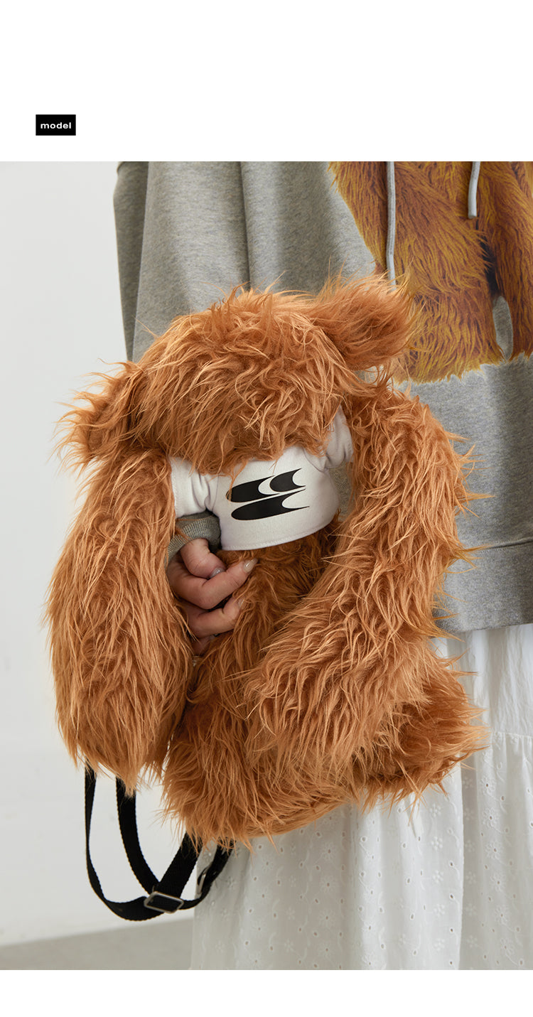 CryingCenter Crying Crying Hug Longhair Bear Brown Doll