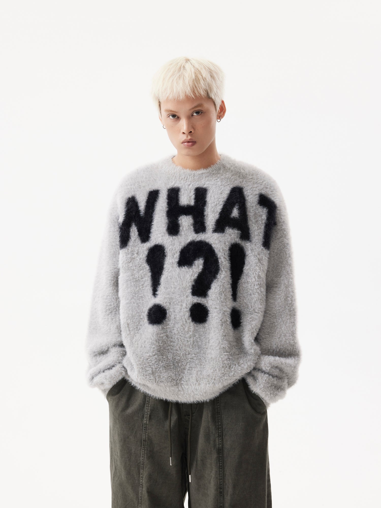 BTSG High-end Faux Mink Silhouette Sweater
