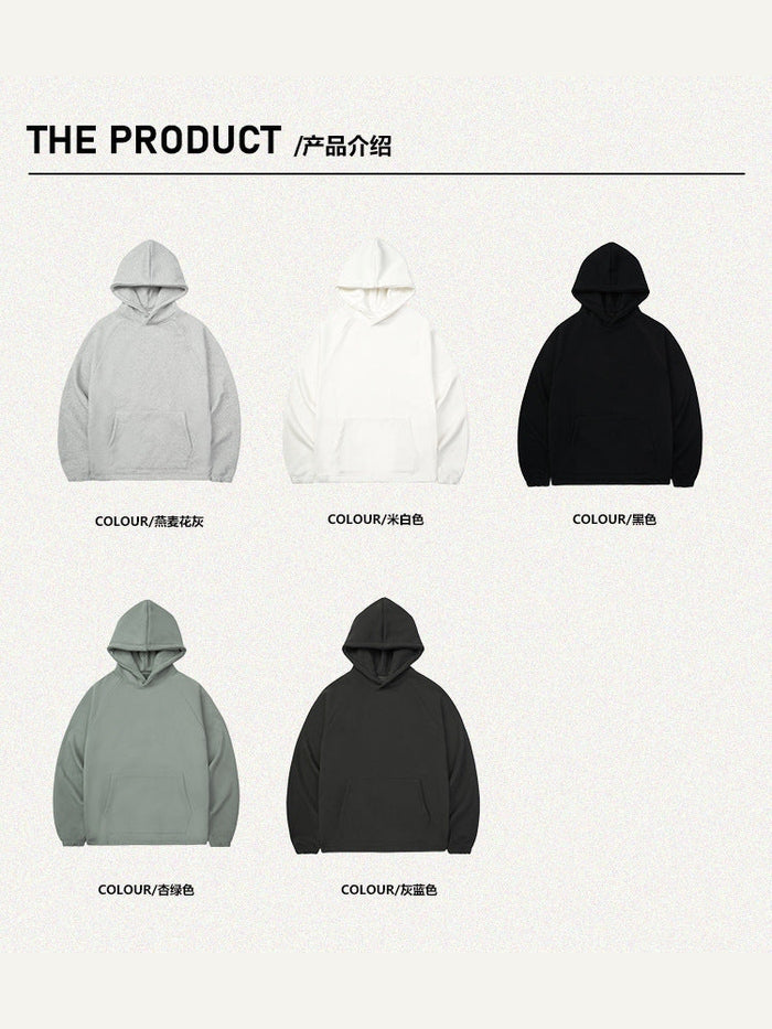 UNF 420g Asian Loose Ribbon with Tighteners Hoodie
