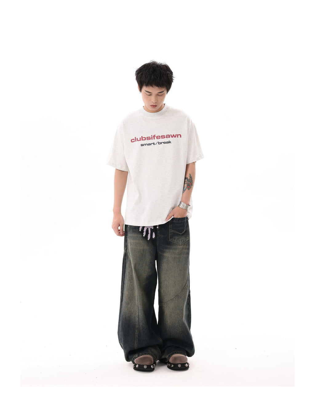 BTSG's American Retro Structure, Split Bone Design, Jeans