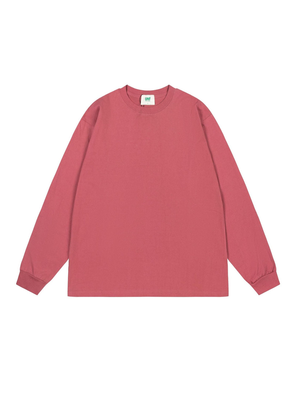UNF Heavy 100% Cotton Loose Basic Understooth Long Sleeve Tee