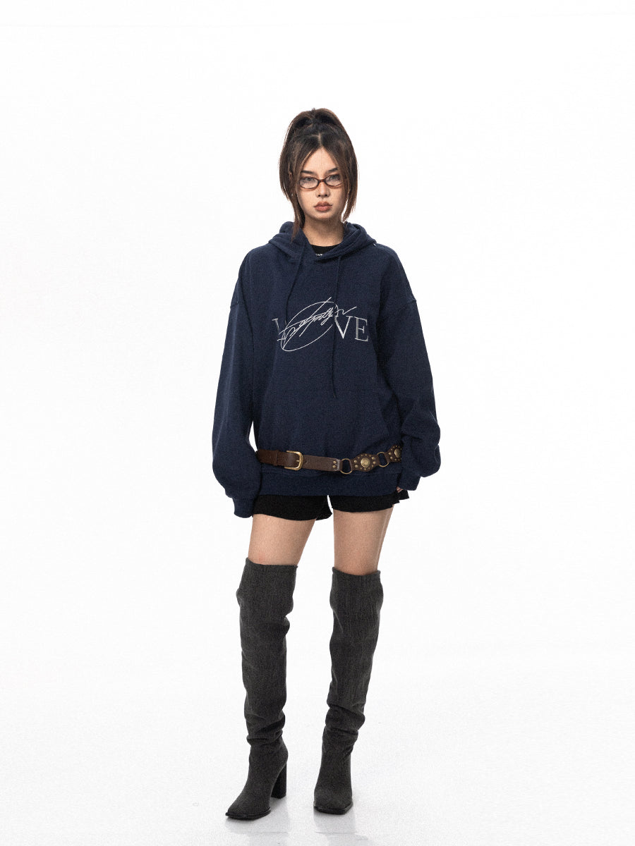 BLACKBB's Niche Design Over The Shoulder Hoodie