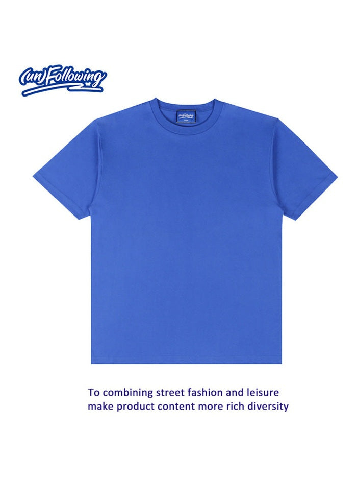 UNF Heavy American Loose Dropped Shoulder 100% Cotton Crew Neck Tee