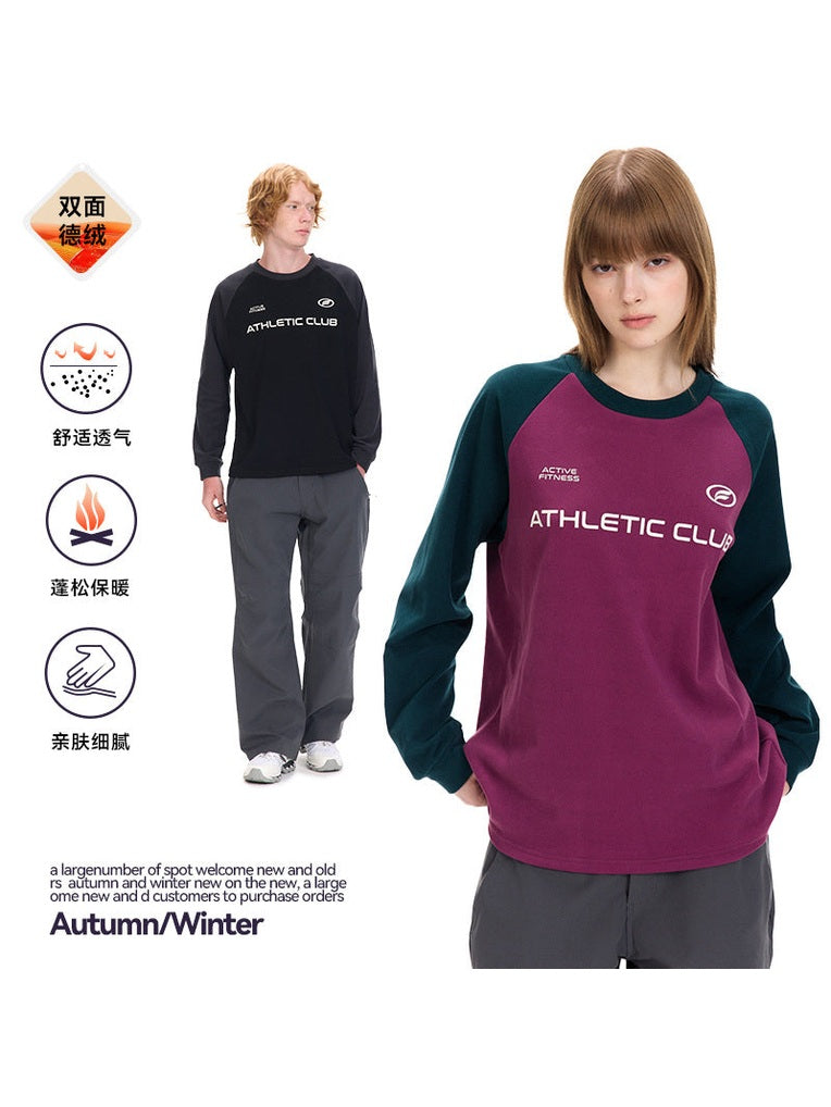 UNF American Reversible Velvet Long Sleeve Tee