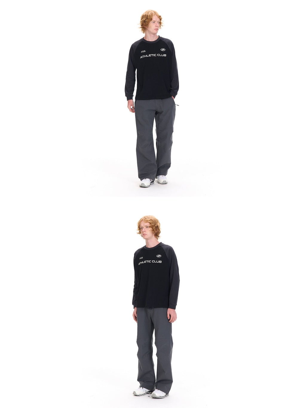 UNF American Reversible Velvet Long Sleeve Tee