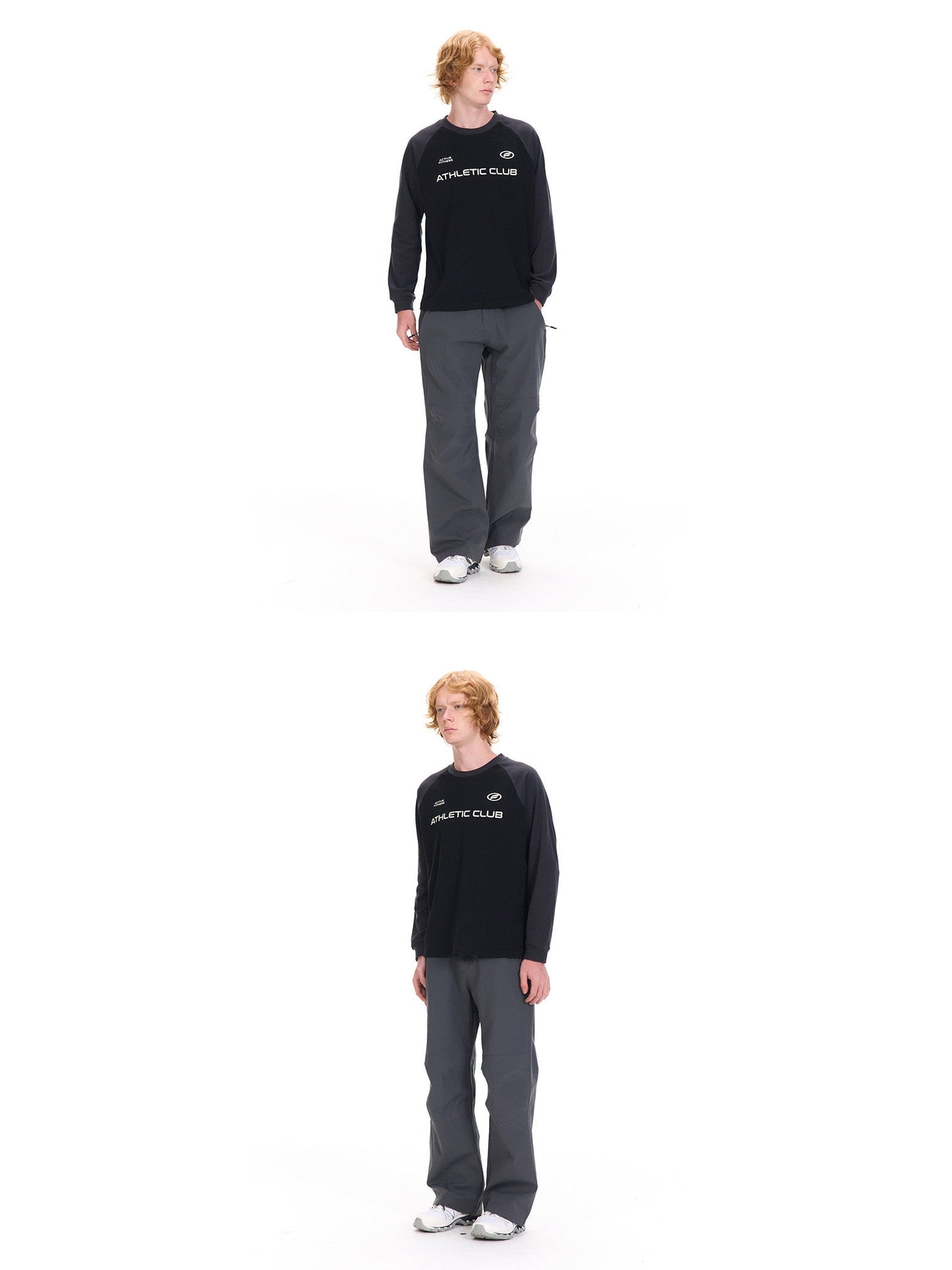 UNF American Reversible Velvet Long Sleeve Tee