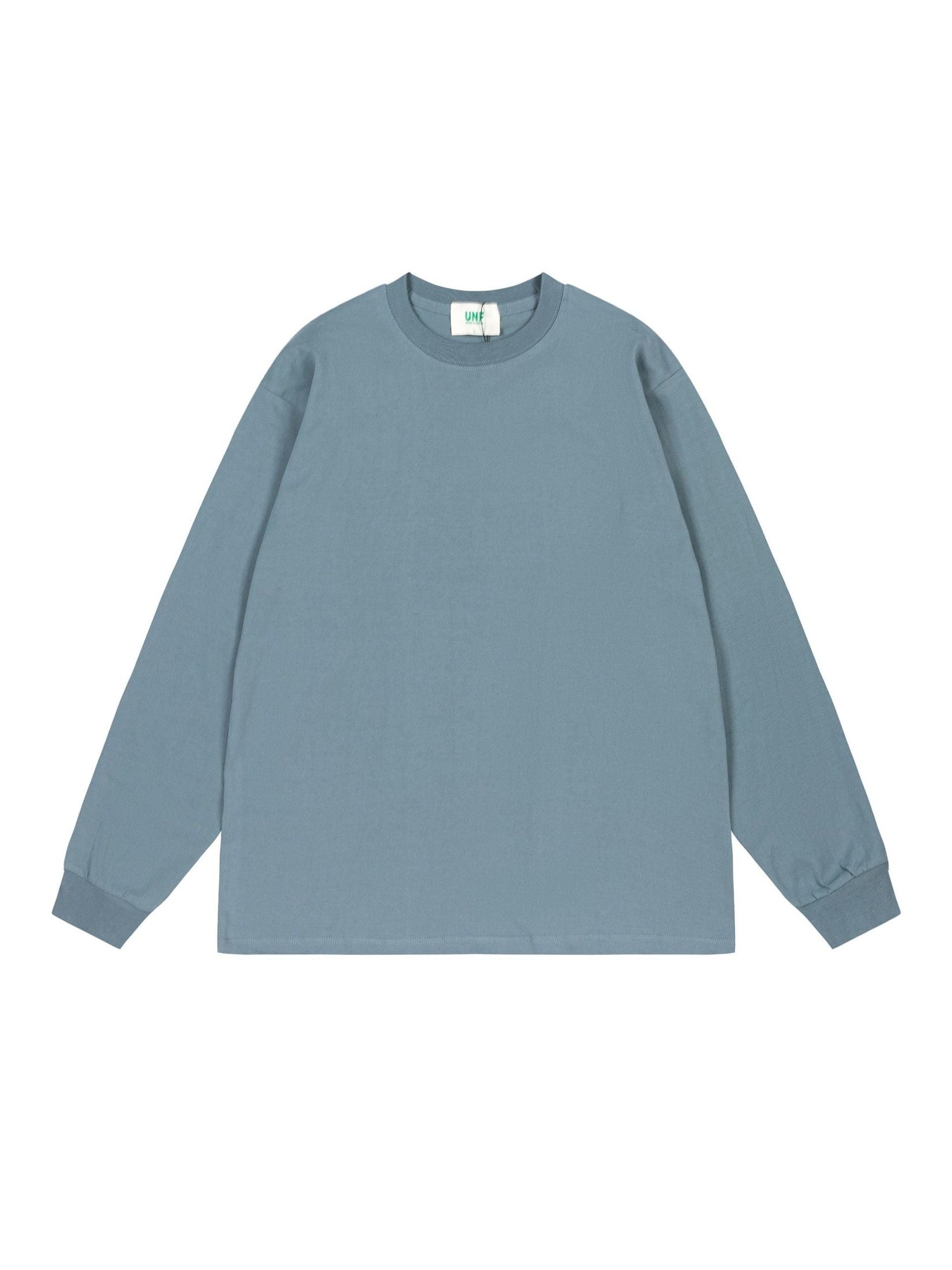 UNF Heavy 100% Cotton Loose Basic Understooth Long Sleeve Tee