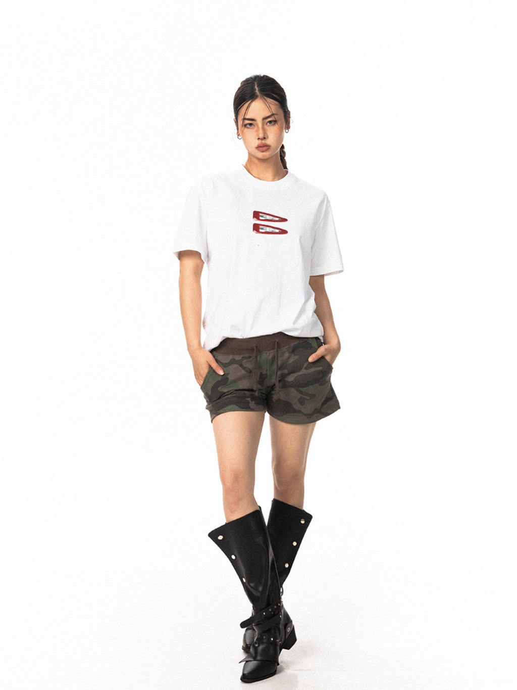 BLACKBB American High Street Vintage Short Sleeve Tee