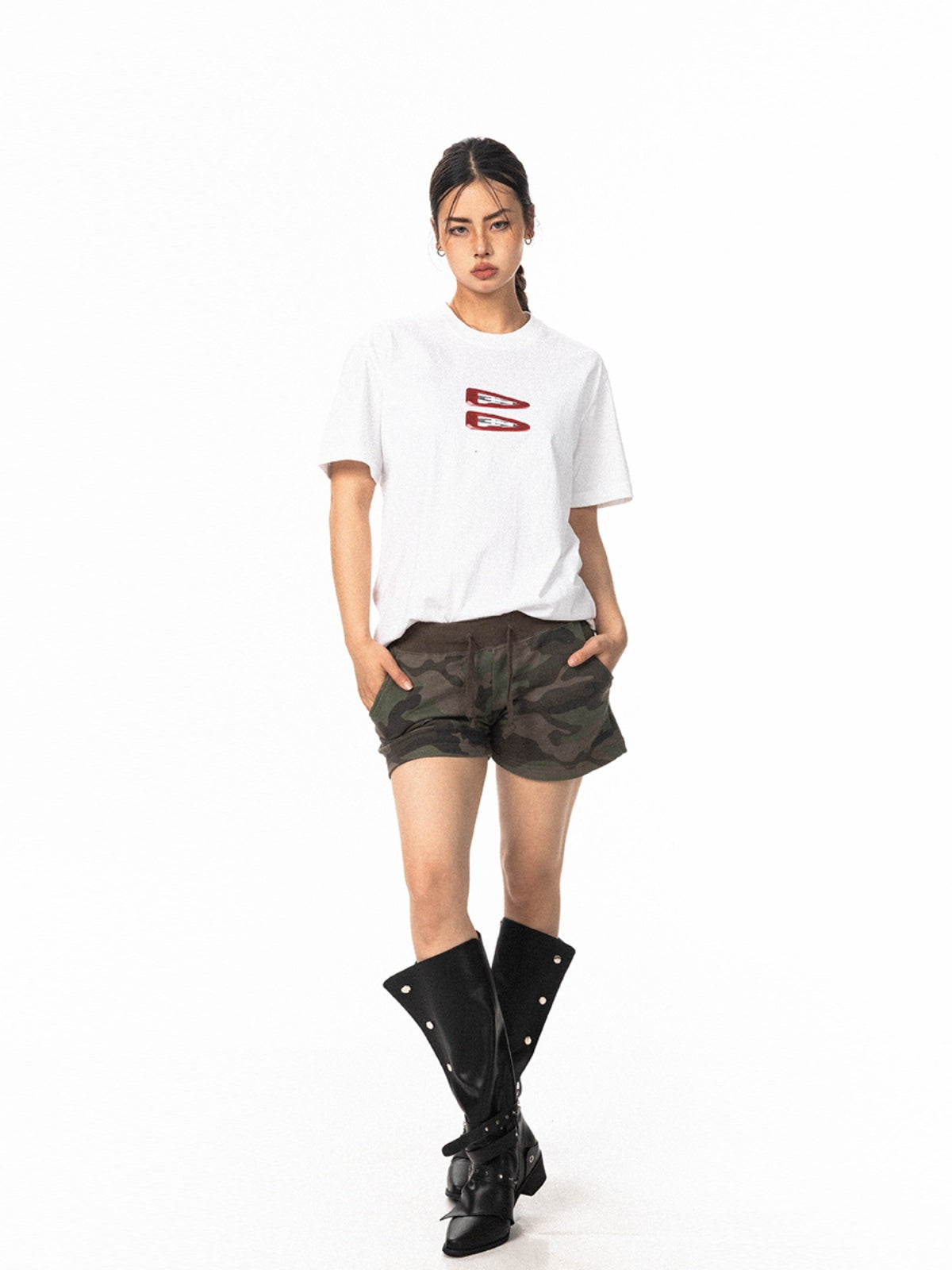 تي شيرت BLACKBB American High Street Vintage بأكمام قصيرة