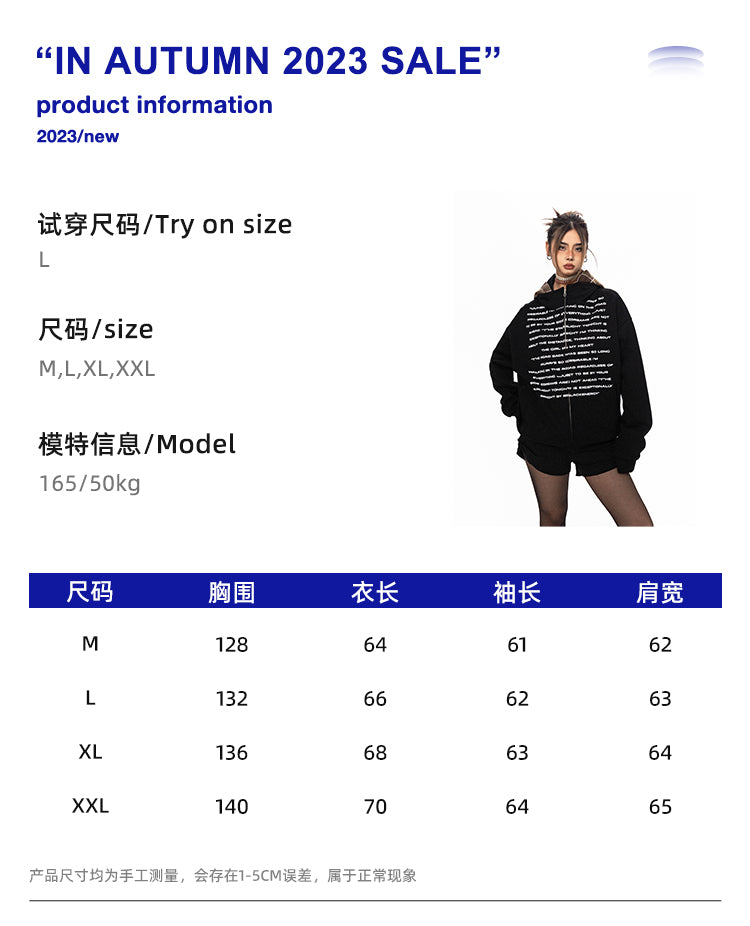 BLACKBB American Patchwork Plaid Hooded Printed Cardigan Zipper Jacket
