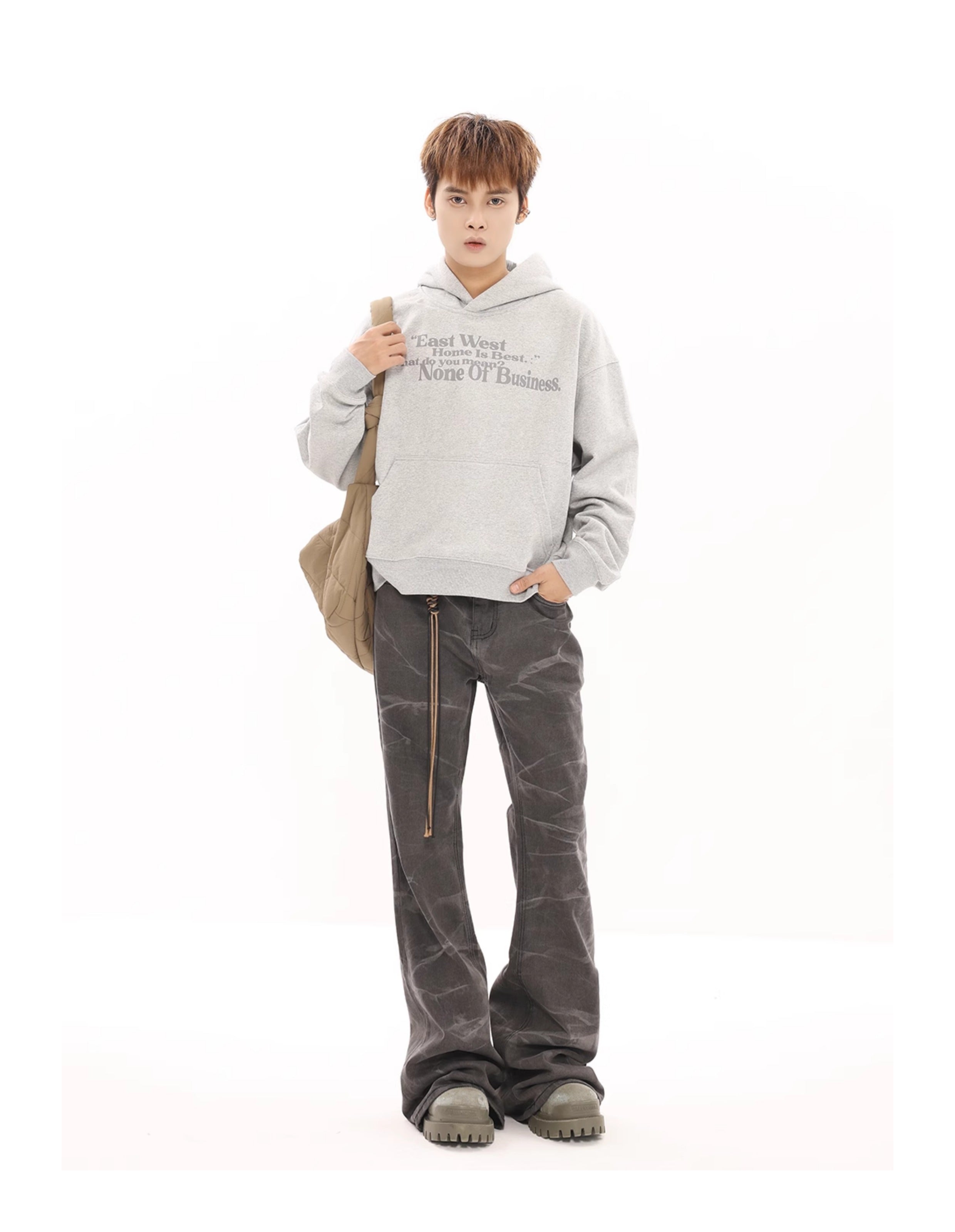 BTSG Skinny Distressed Bootcut Jeans