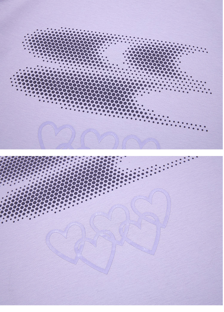 CryingCenter Paris Olympics Purple Liquid Ammonia Breathable Running Tee