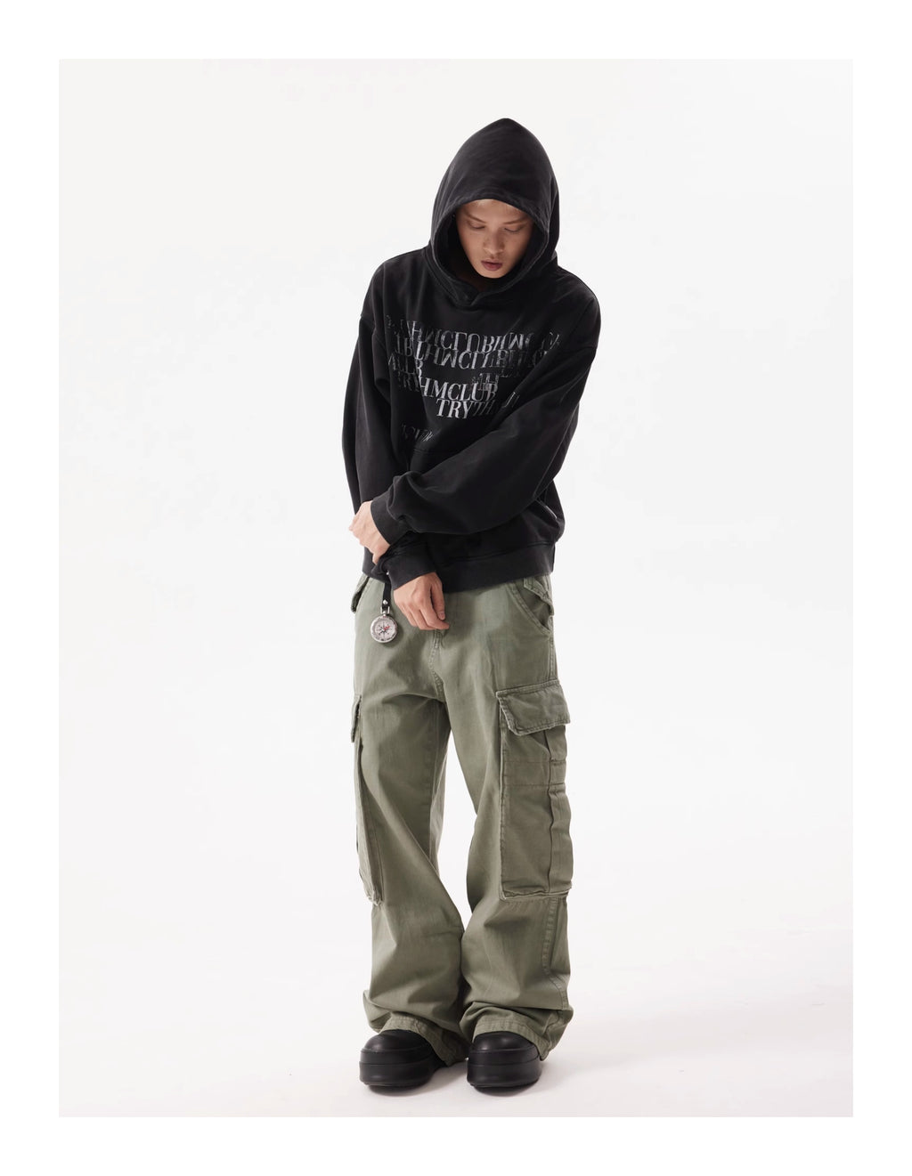 BTSG Faded Slogan Hoodie