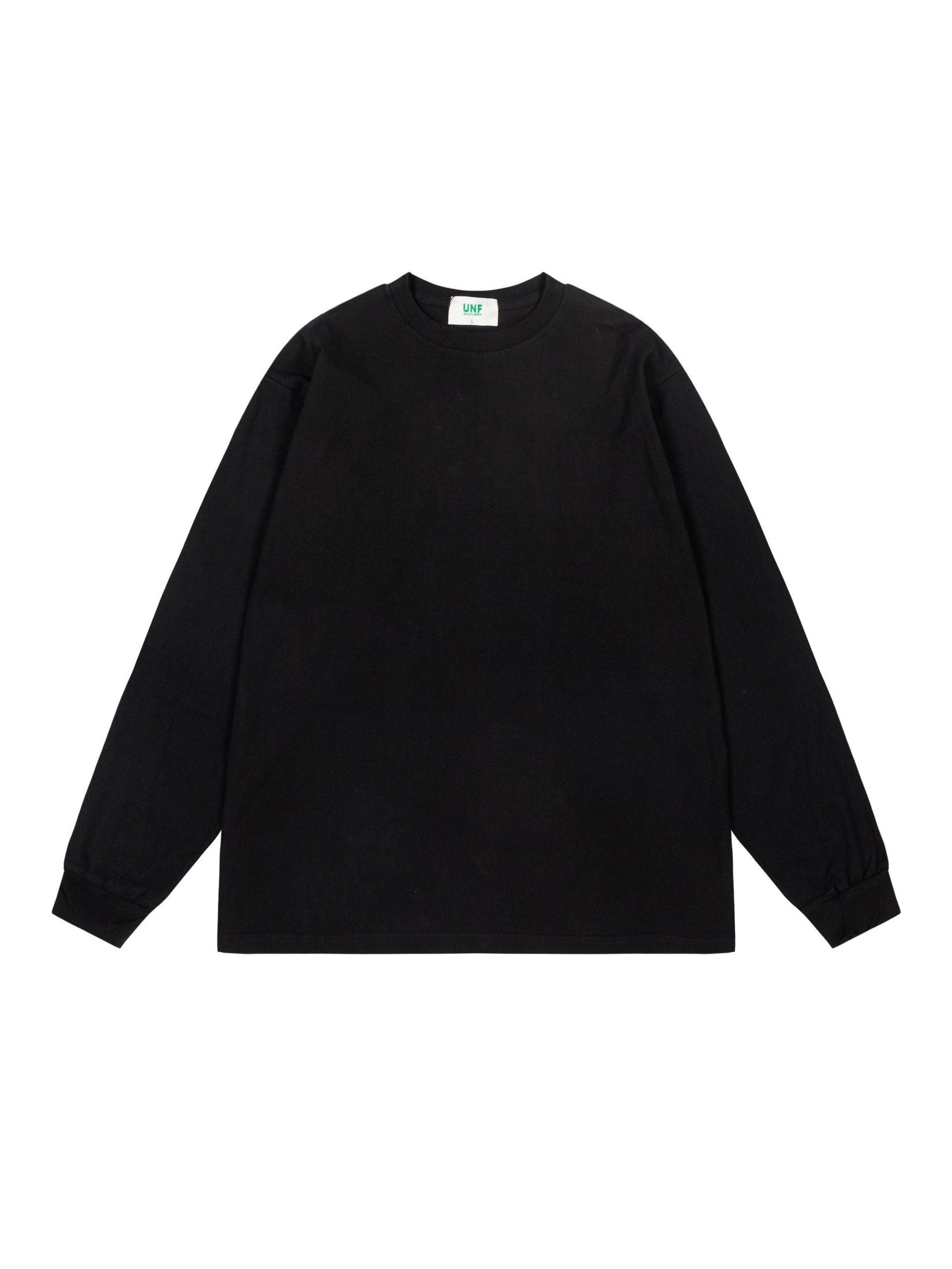 UNF Heavy 100% Cotton Loose Basic Understooth Long Sleeve Tee