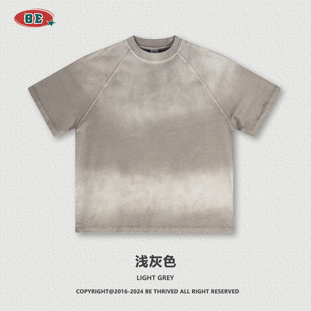 BE 100% Cotton Gradient Wash Tee
