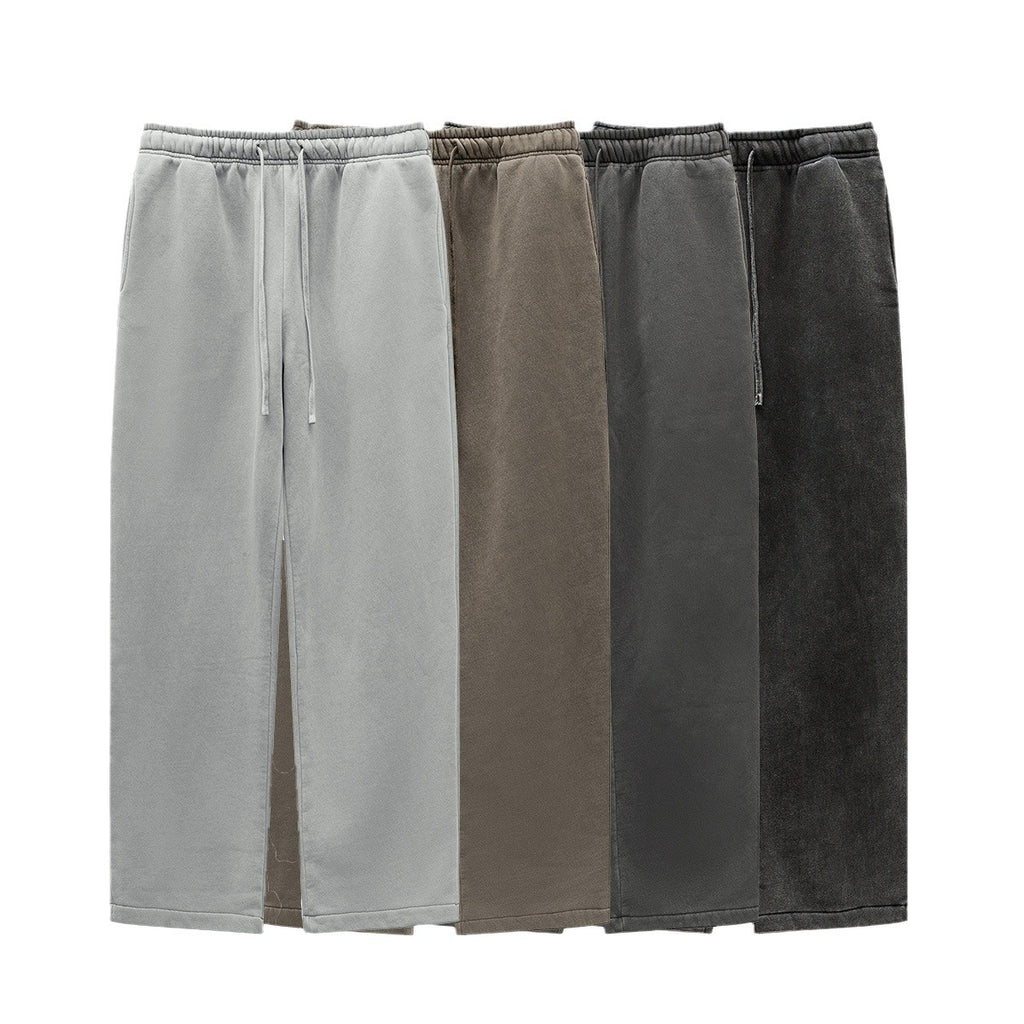 BE Velvet Knitted Straight Sweatpants