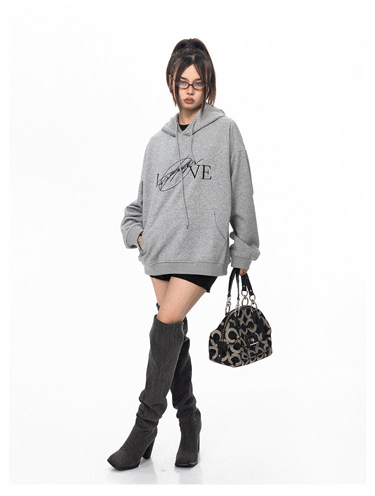 BLACKBB's Niche Design Over The Shoulder Hoodie