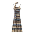 Nariele Slip Knit Wear Retro Style French Slim Fit Knit Long Dress