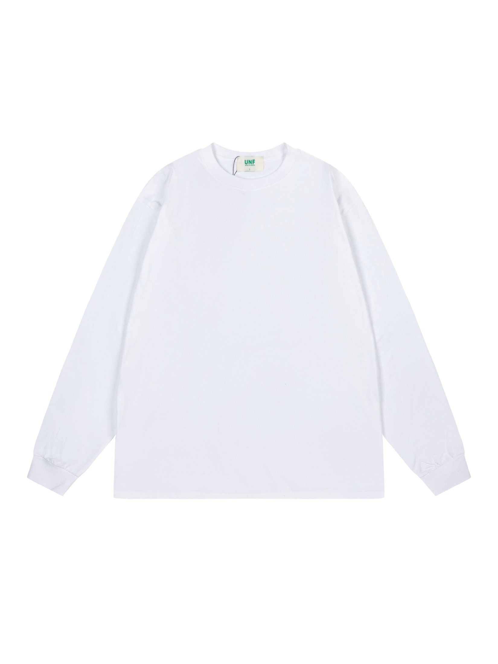 UNF Heavy 100% Cotton Loose Basic Understooth Long Sleeve Tee