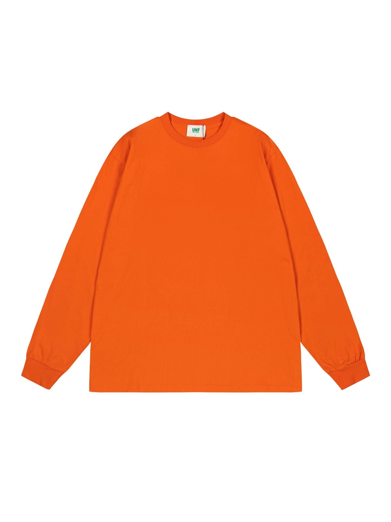UNF Heavy 100% Cotton Loose Basic Understooth Long Sleeve Tee