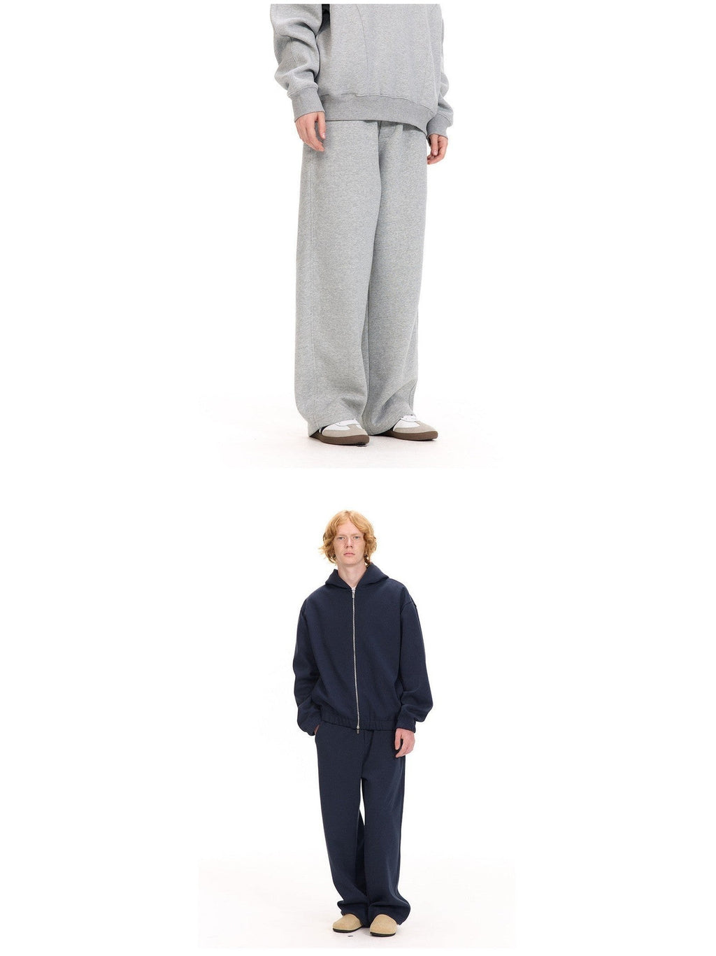 UNF 380G Oversized Zip Hoodie with Sweatpants