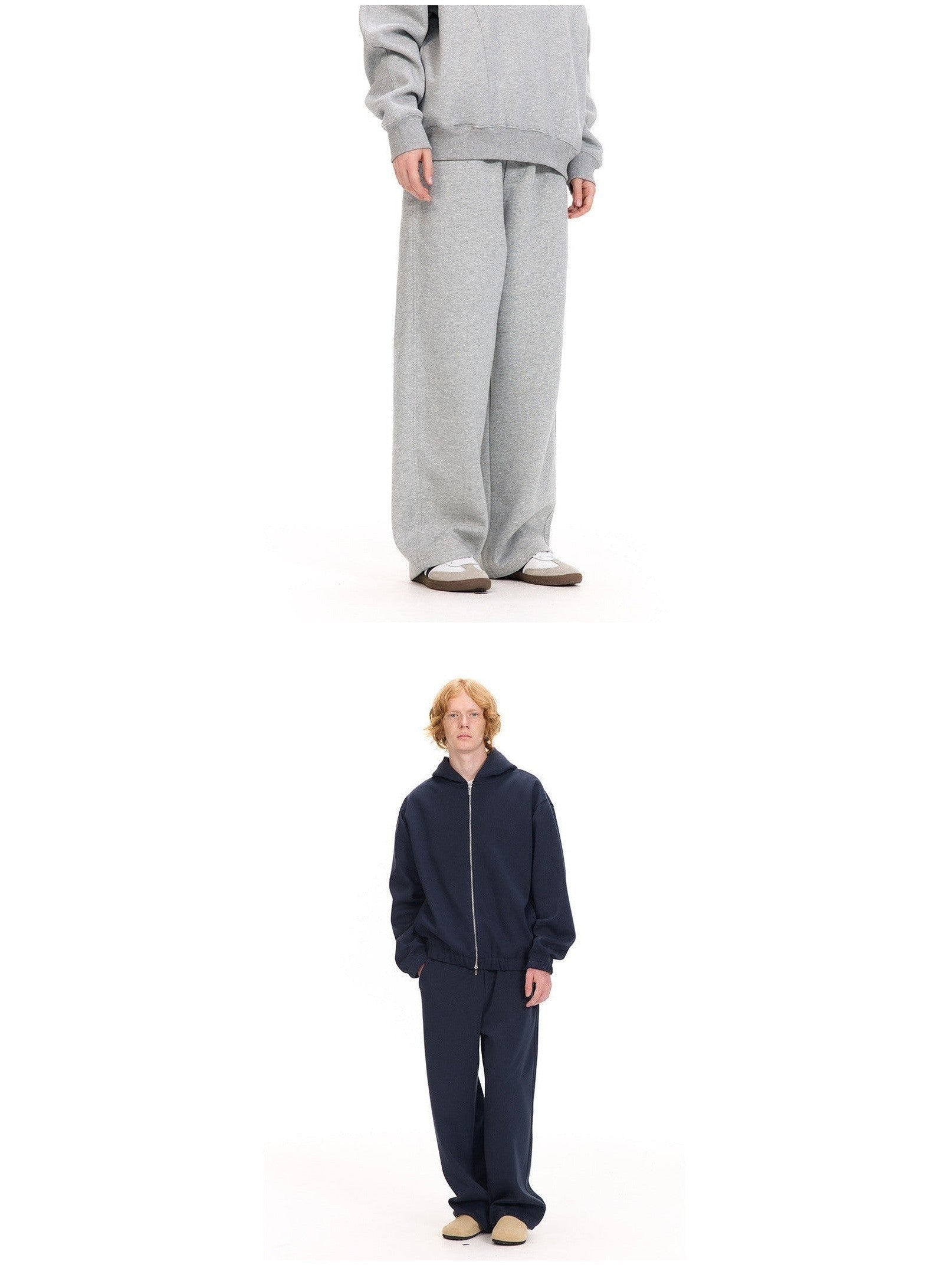 UNF 380G Oversized Zip Hoodie with Sweatpants