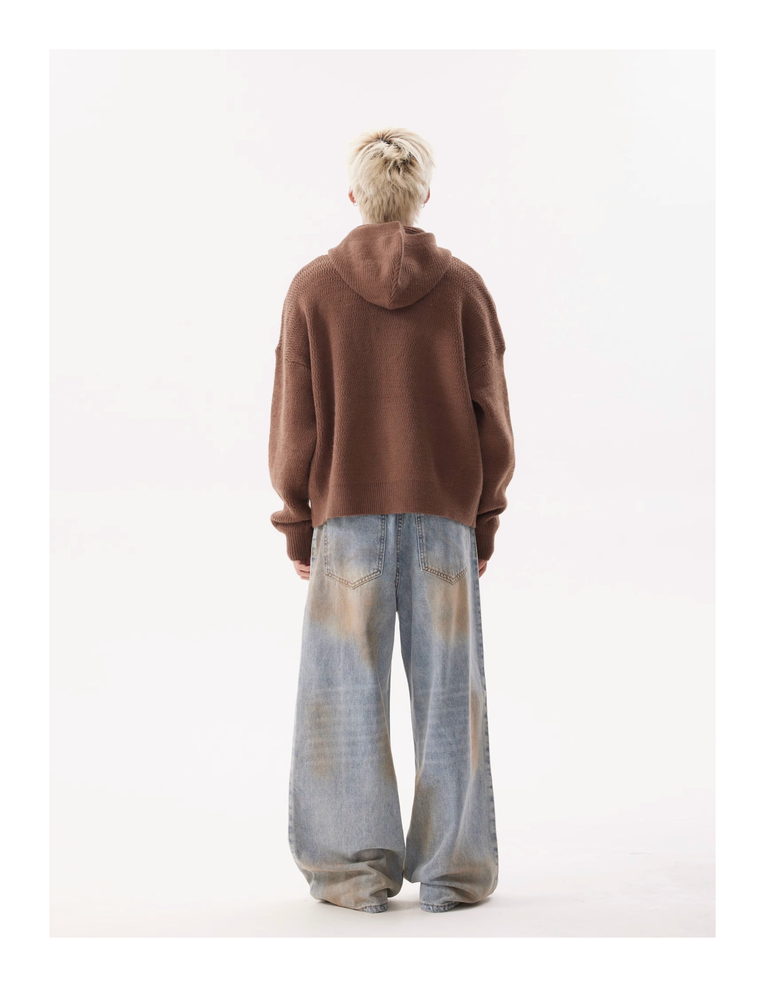 BTSG Lazy Meradra Hooded Knit Jacket