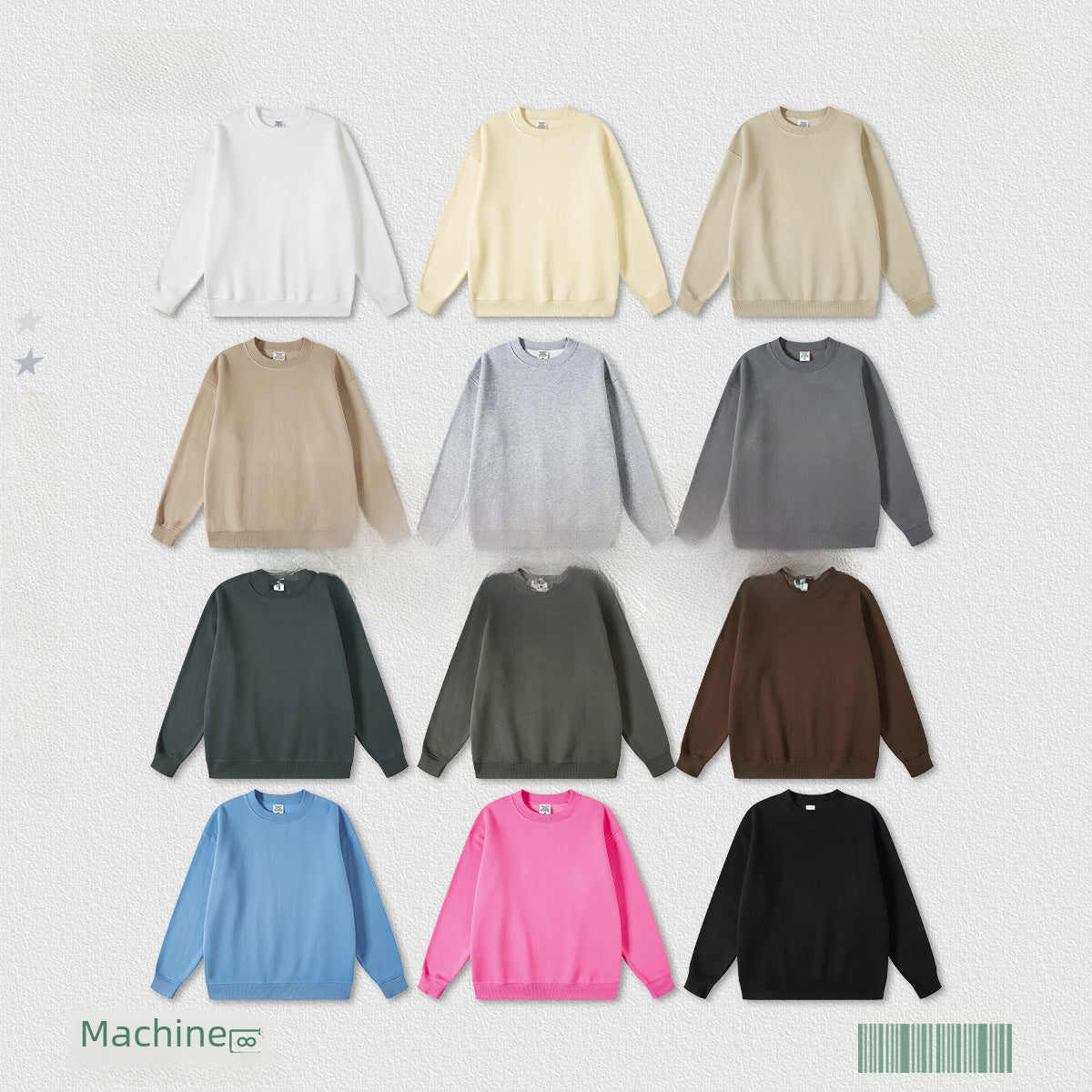 BE Fleece Casual Crew Neck 345G SweatShirt