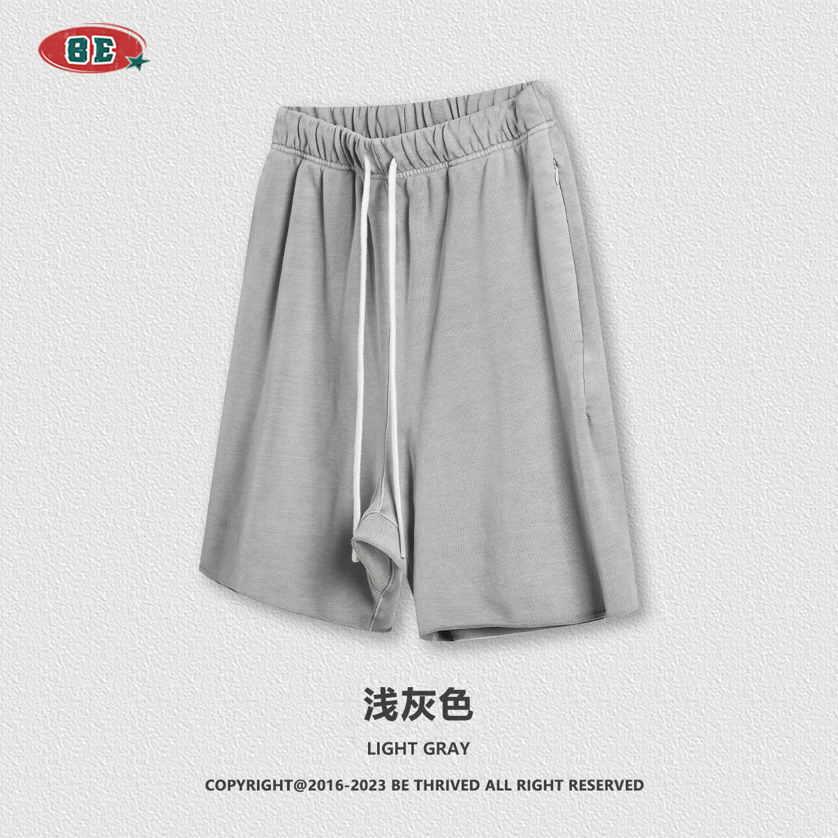 BE Rolled 385G 100% Cotton Shorts