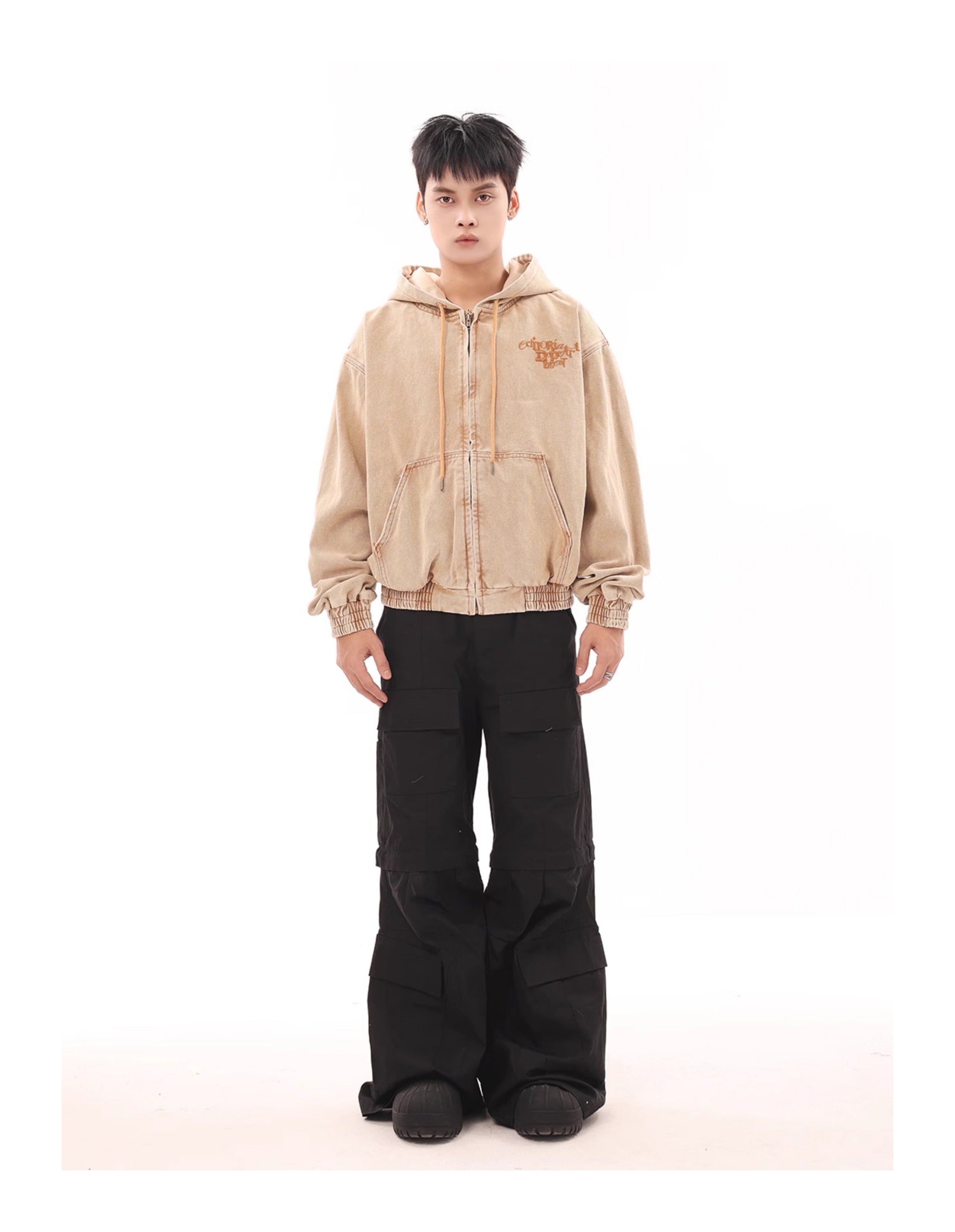 BTSG American Retro Cargo Pants Wide-leg
