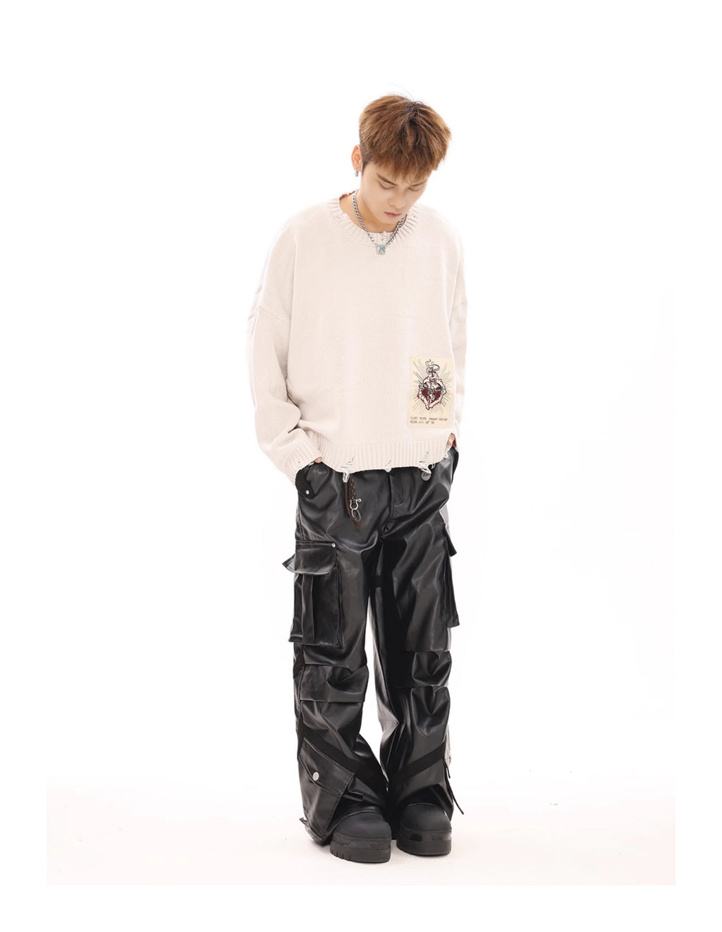 BTSG American Cargo Pants Wide-Leg