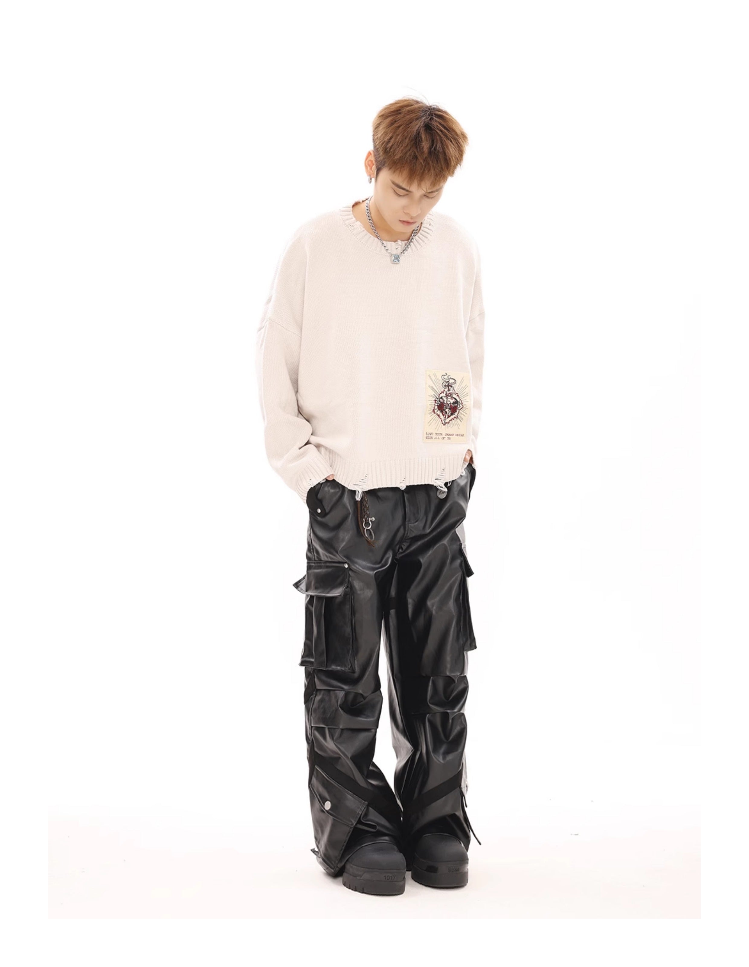 BTSG American Cargo Pants Wide-Leg