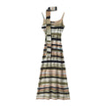 Nariele Slip Knit Wear Retro Style French Slim Fit Knit Long Dress