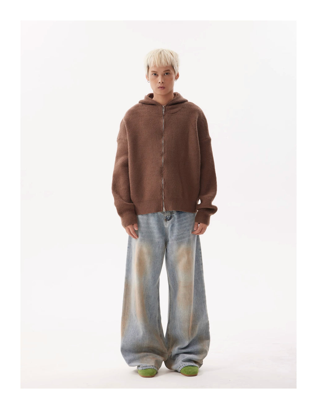 BTSG Lazy Meradra Hooded Knit Jacket
