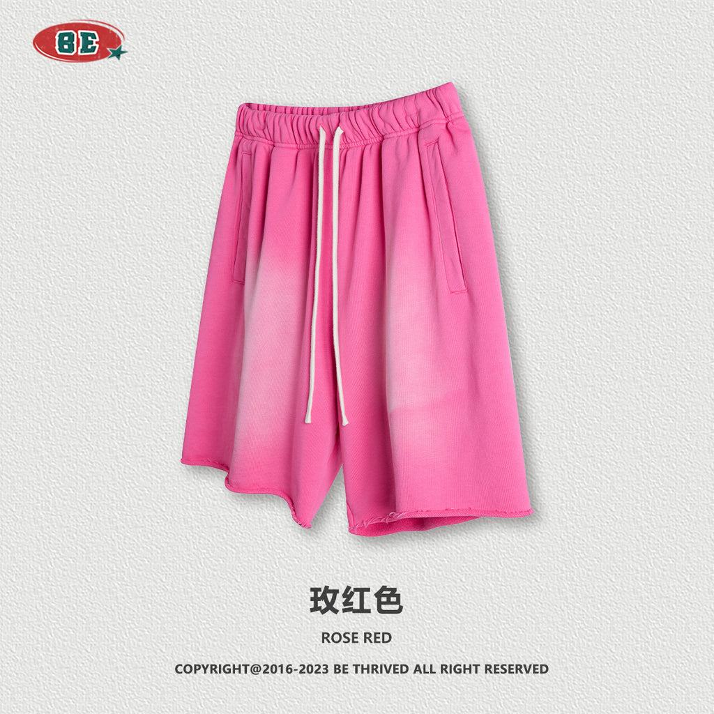 BE Heavy Wash Gradient 440G 100% Cotton Shorts