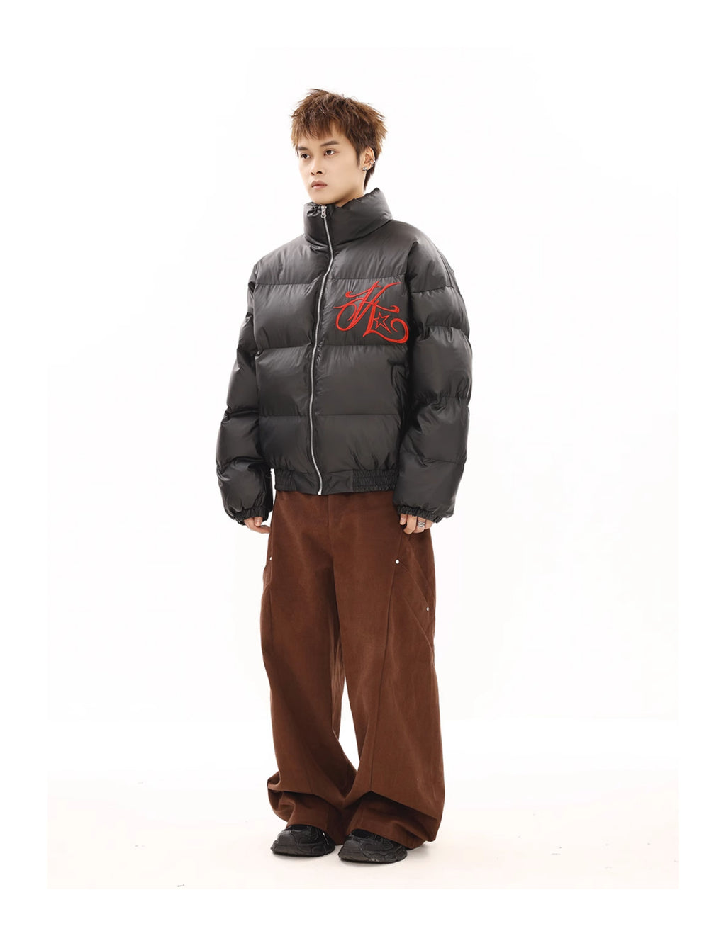 BTSG Metal Silver Puffer Jacket