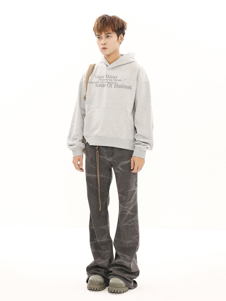 BTSG Skinny Distressed Bootcut Jeans