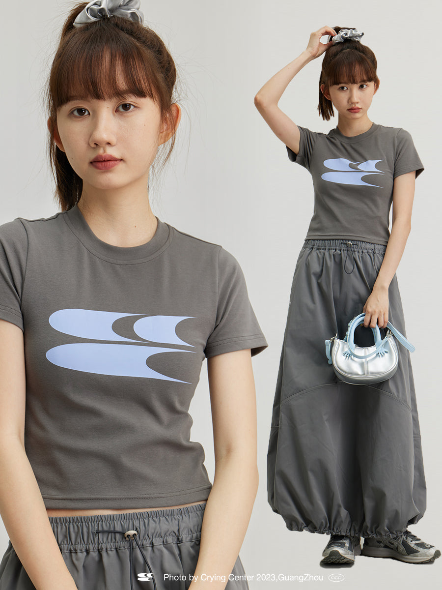 CryingCenter Skinny Stretch Cropped tee