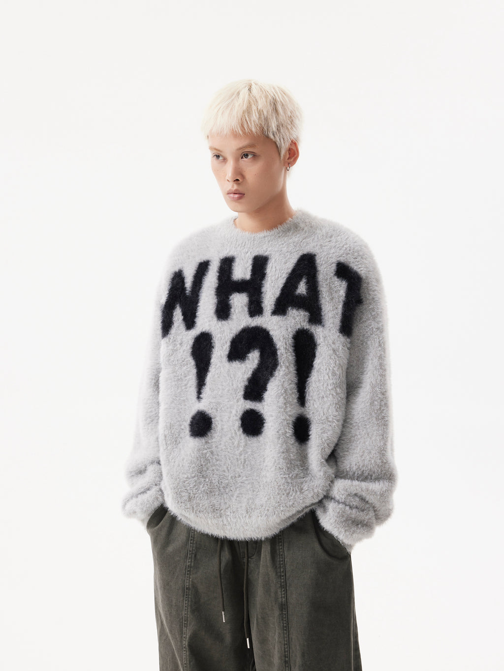BTSG High-end Faux Mink Silhouette Sweater