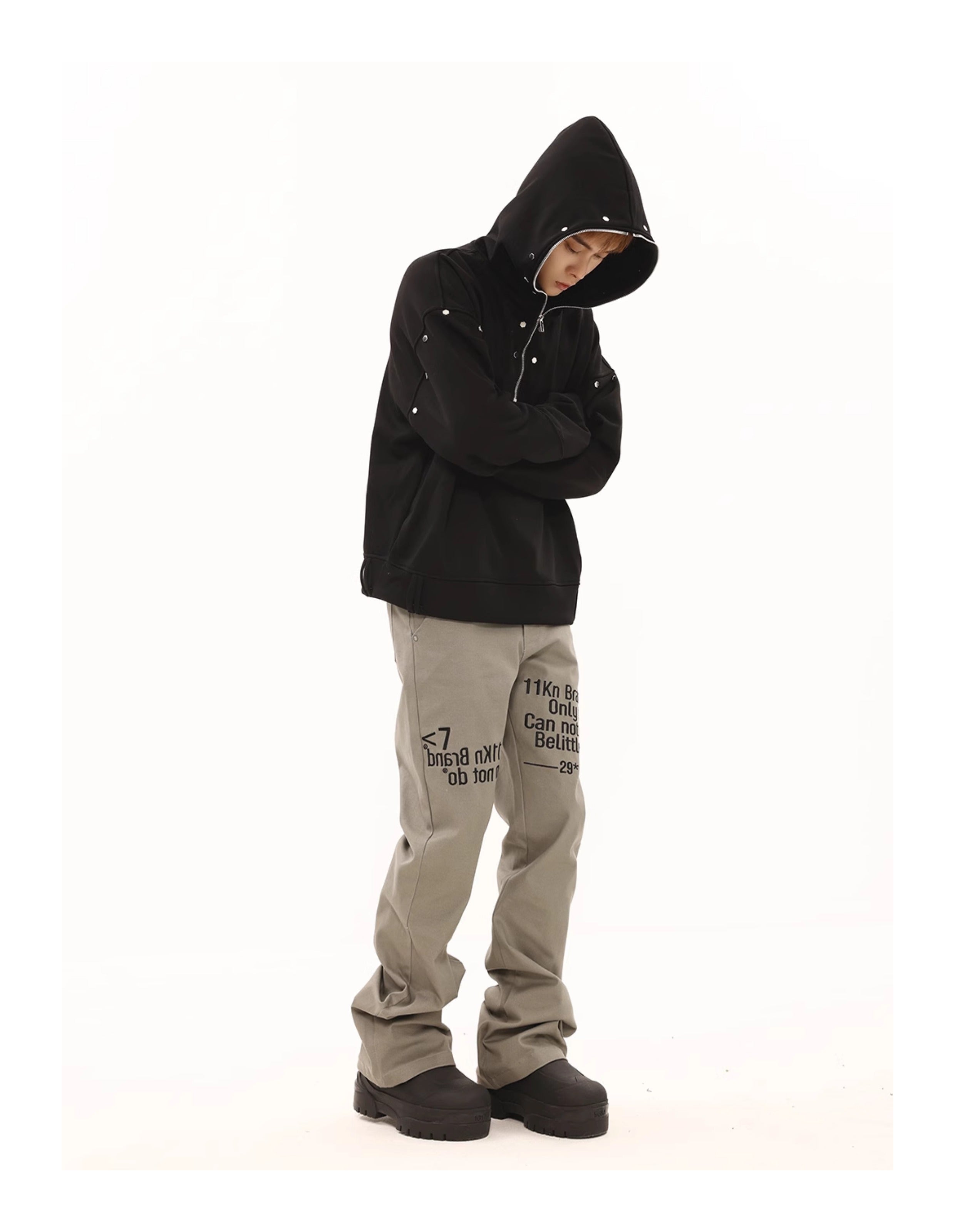 BTSG American Retro Slogan Embroidery Track Pants