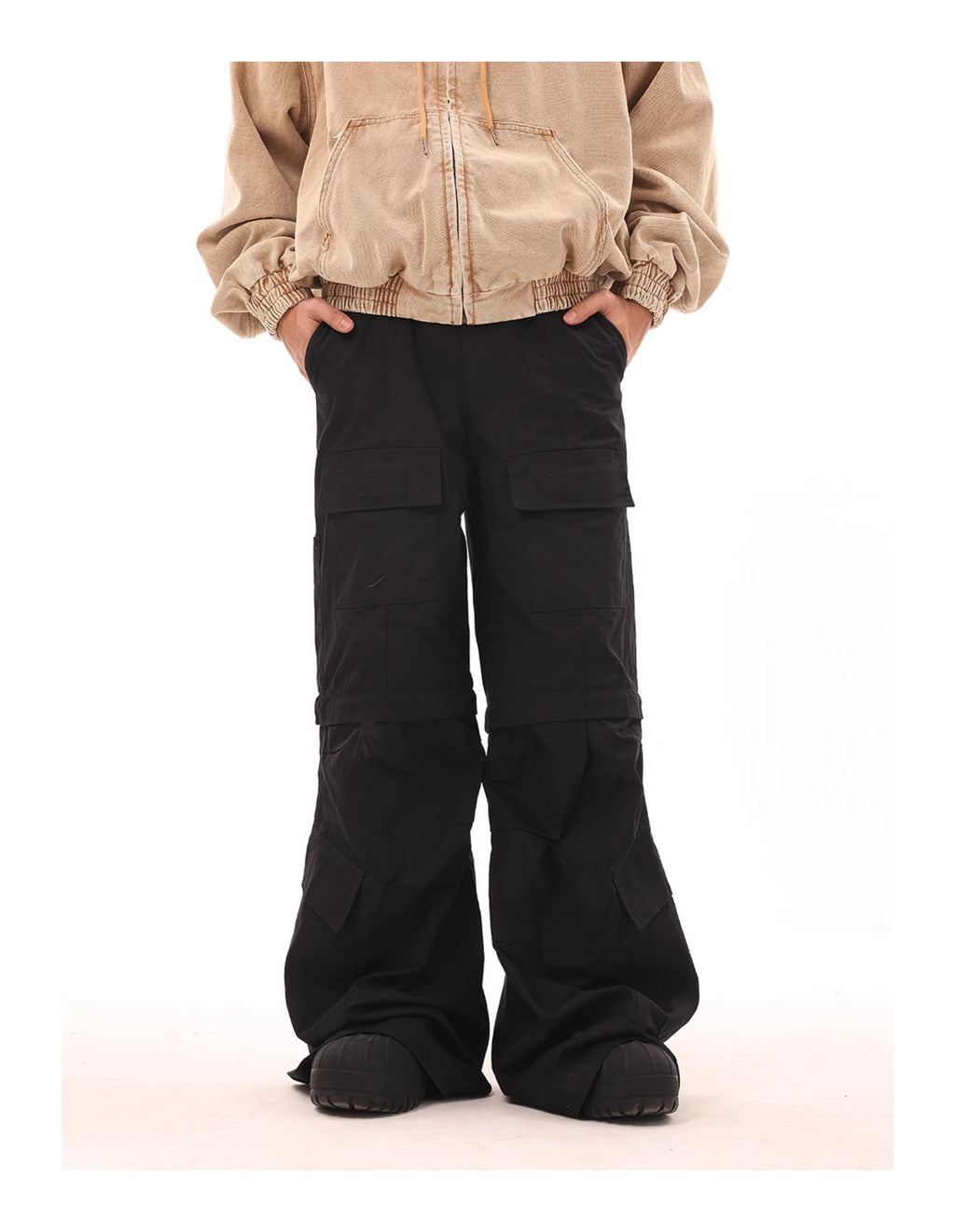 BTSG American Retro Cargo Pants Wide-leg