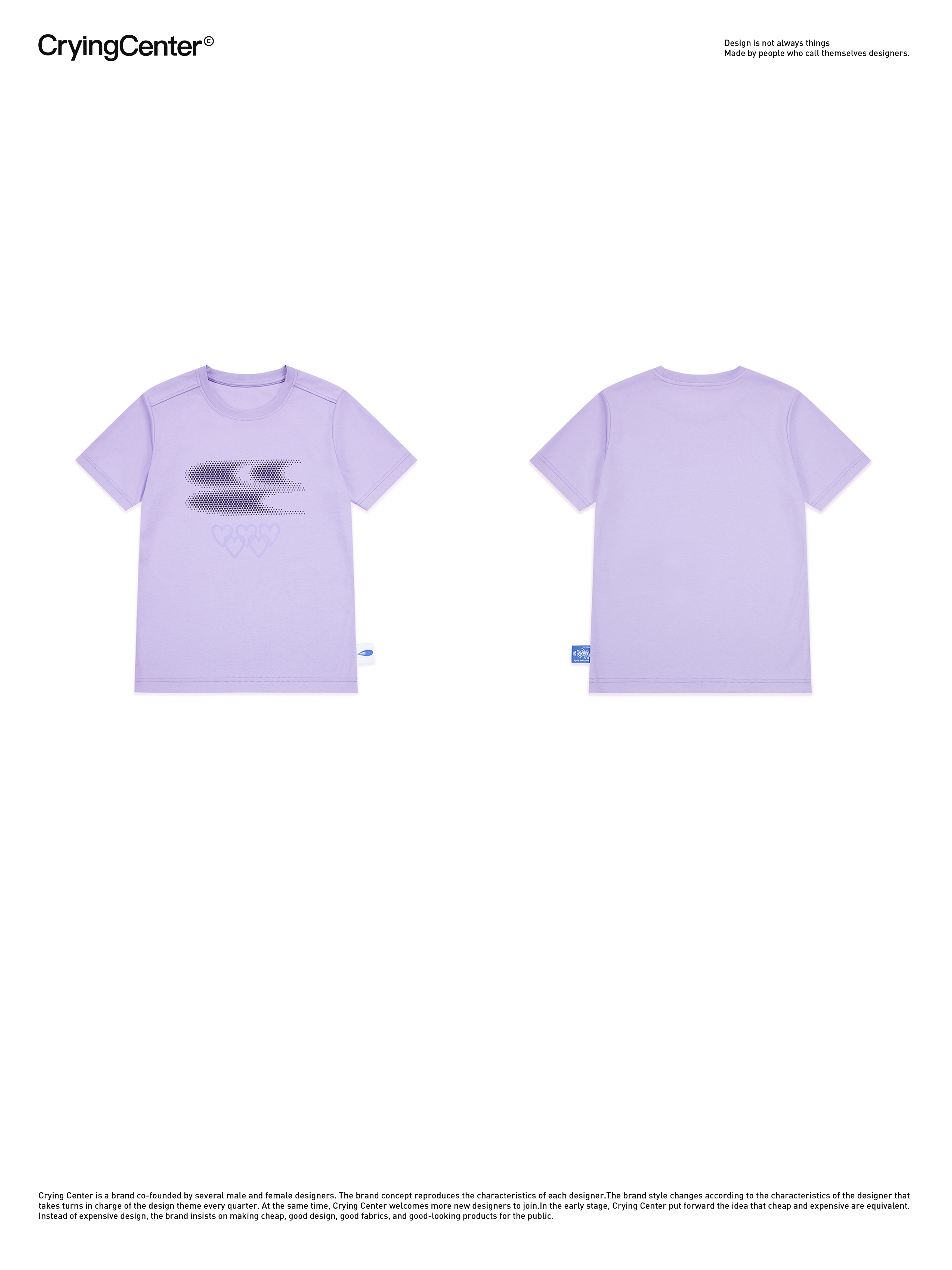 CryingCenter Paris Olympics Purple Liquid Ammonia Breathable Running Tee