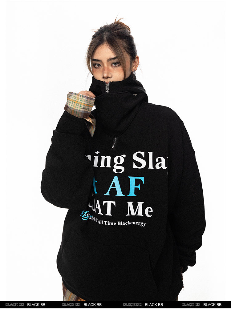 سترة BLACKBB American High Street Monogram بنصف سحاب